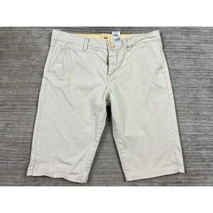 Levis Pants Womens 14P Beige Capri Cotton Blend Pockets Casual